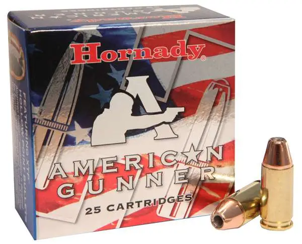 Hornady American Gunner 9mm 124-Grain 25-Rounds XTP Hollow Point Ammo - 90224