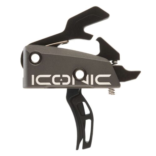 Rise Armament Iconic Independent Two-Stage Trigger, Graphite Gray, Anodized - 850011713303