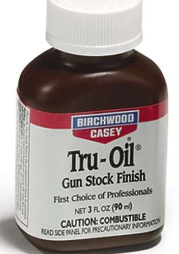 https-images.coreware.com-images-products-6531-14249604__57227.jpg BIRCHWOOD CASEY TRU-OIL HIGH LUSTRE GUN STOCK FINISH 3 OUNCE BOTTLE-23123B