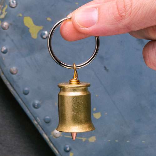 2 MONKEY MOTORCYCLE BELL 50 CAL BMG BRASS