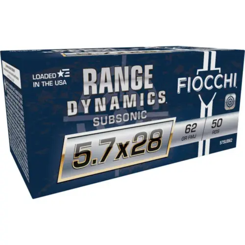 https-images.coreware.com-images-products-742987-14217204__94521.webp FIOCCHI RANGE DYNAMICS SUBSONIC AMO 5.7X28MM 62GR FMJ 50RD BOX