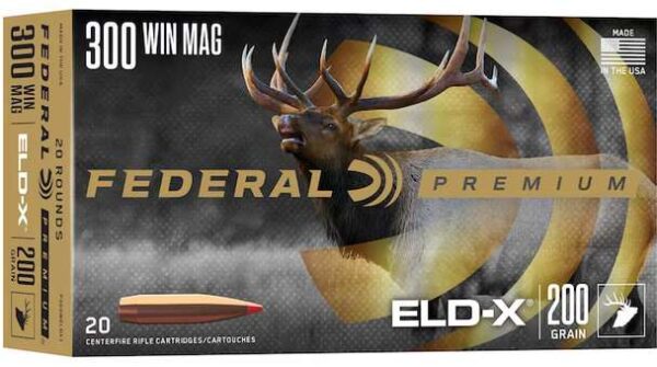 Federal 300 Win Mag 200gr Extremely Low Drag-eXpanding (ELD-X) 20Bx - P300WELDX1