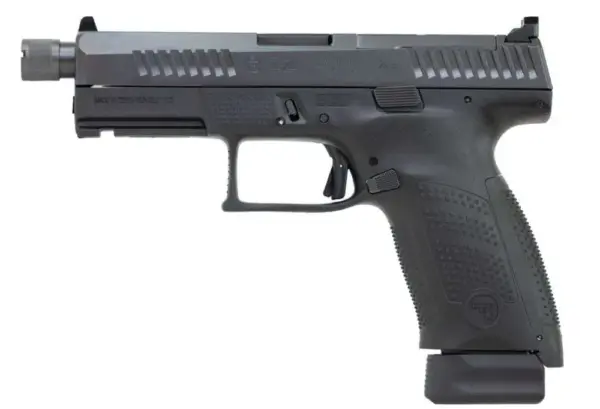 CZ-USA P-10 C Compact 9mm 17+1 4.02" TB, Black Nitride Optic Ready/Serrated Steel Slide - 91513