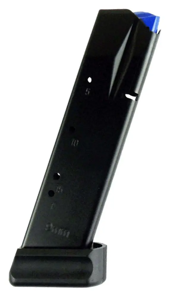 CZ-USA CZ 75  9mm Luger/40 S&W SP-01,Shadow II 19/14 rd Black Detachable Magazine 11159