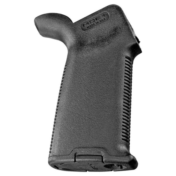 Magpul Industries MOE+ Grip AR Platform Black Polymer w/Wrap-Around Rubber Overmolding MAG416-BLK
