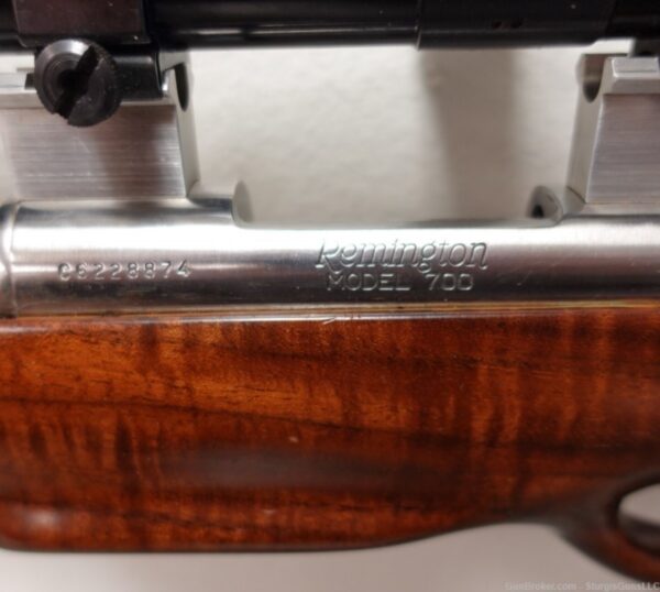 Custom Remington 700 7MM w/Scope Fluted Barrel Calaro Walnut Stock- C6228874- PRE-OWNED