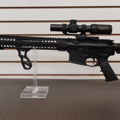 DEL TON AR-15 DTI-15 .556 STRIKE EAGLE VORTEX 1-8X24 CANTILEVER MOUNT, FORGRIP; FLASHHIDER