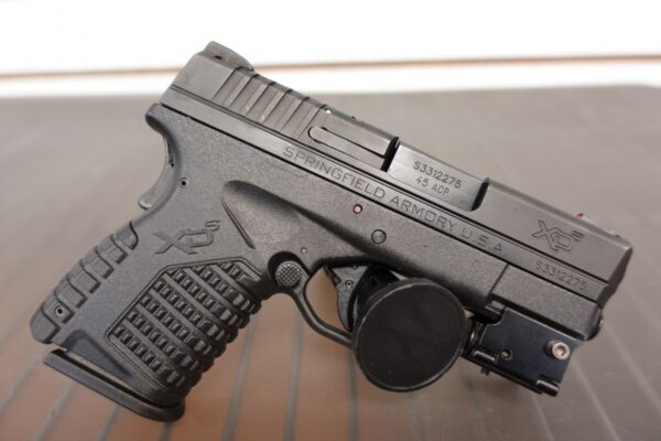 Springfield Armory XD-S 3.3 45 ACP WITH CASE 1 MAG, LASER SIGHT