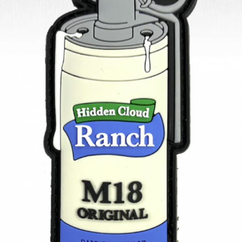 Patriot Patch Company - Hidden Cloud Ranch Grenade - Patch 3.75"x1.50"