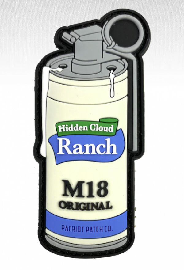 Patriot Patch Company - Hidden Cloud Ranch Grenade - Patch 3.75"x1.50"