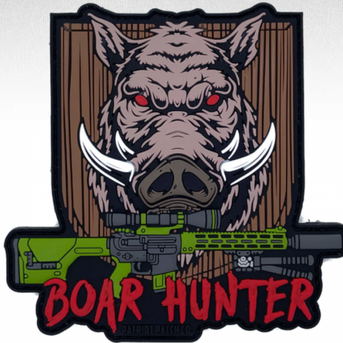 screenshot-2025-06-18-123149__01179.png Patriot Patch Company - Boar Hunter - Patch 4" x 4"