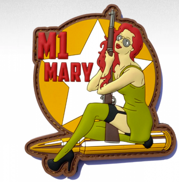 Patriot Patch Company - WWII Pinup Girl M1 Mary - Patches 3"x3.25"