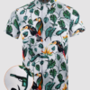 RETRO RIFLE TWO-CANS BUTTON DOWN