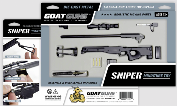 GOAT GUNS - MINIATURE BLACK SNIPER MODEL "PANTHER" -SR-BLACK