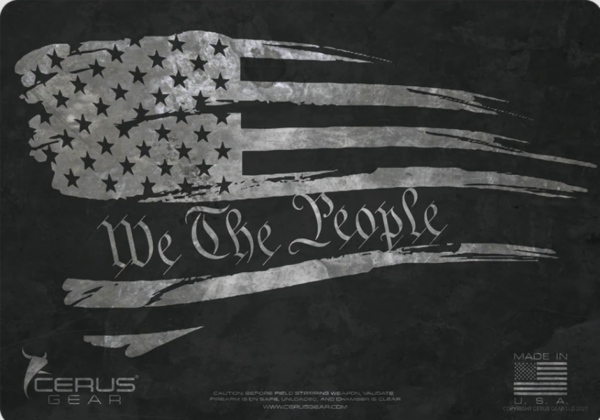 CERUS GEAR CLEANING MATS WE THE PEOPLE GRAY