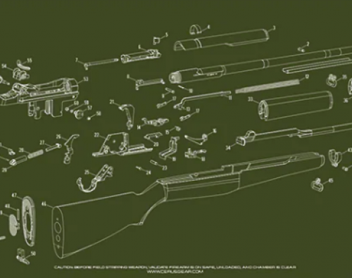 screenshot-2025-09-03-132743__89408.png CERUS GEAR CLEANING MAT M1 GARAND SCHEMATIC RIFLE - OLIVE DRAB GREEN