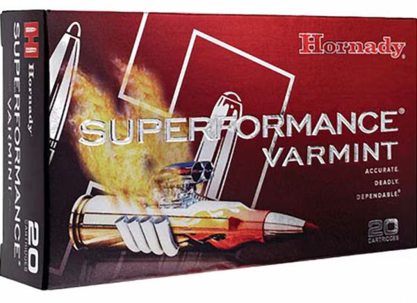 Hornady Superformance Varmint 223 Remington Ammo 53 Grain Hornady V-Max Polymer Tip 20Box- 8025