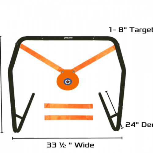 Do All Outdoors - High Caliber Steel Rifle Gong & Stand  - RR1000