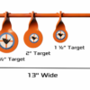 Do All Outdoors -   Tree Spinner Triple .22 Target- TS22T