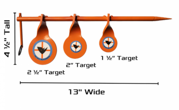 Do All Outdoors -   Tree Spinner Triple .22 Target- TS22T