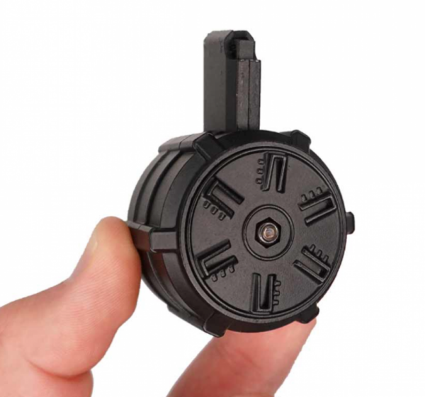 Goat Guns Minature Accessories AR Drum Mag 60Rounds - 60-DRUM