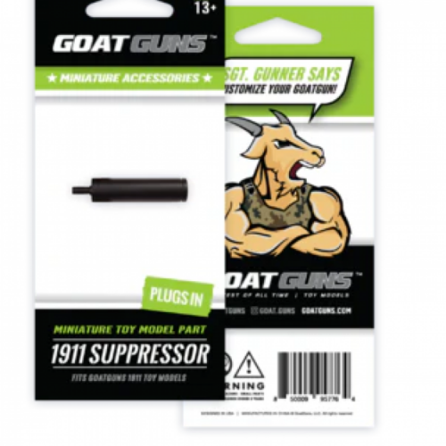 Goat Guns Miniature Accessories 1911 Suppressor