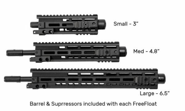 Goat Guns Miniature Accessories Freefloat Handguard - Medium