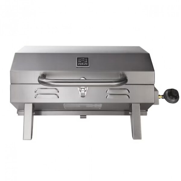 Master Forge Stainless Steel Portable Gas Grill 198-Sq in Portable Gas Grill